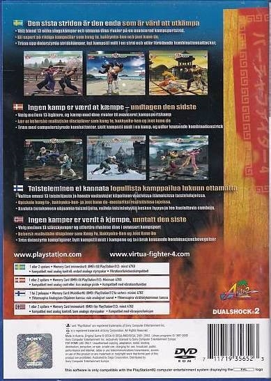 Virtua Fighter 4 - PS2 (Genbrug)